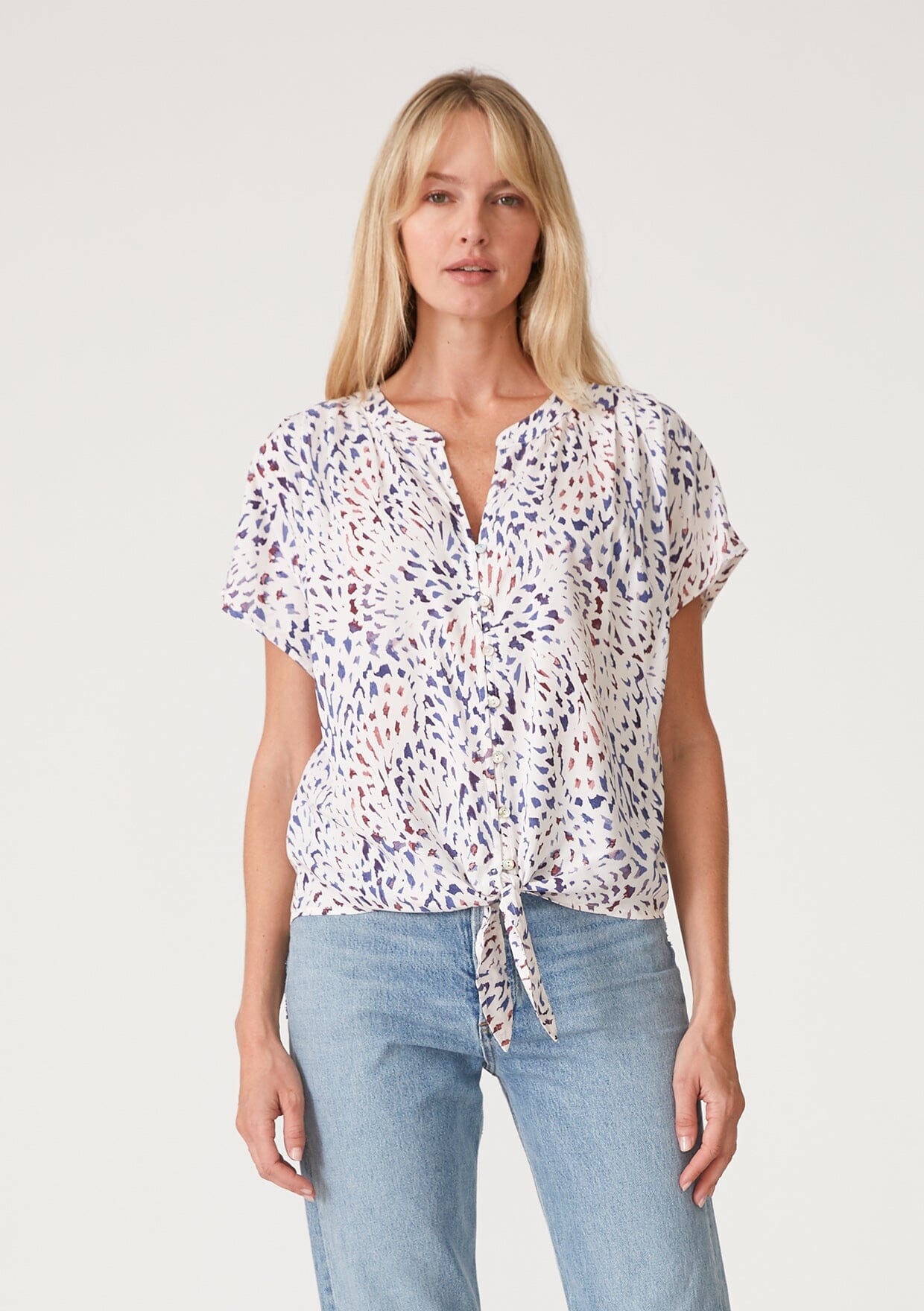 Amalia Tie Front Top