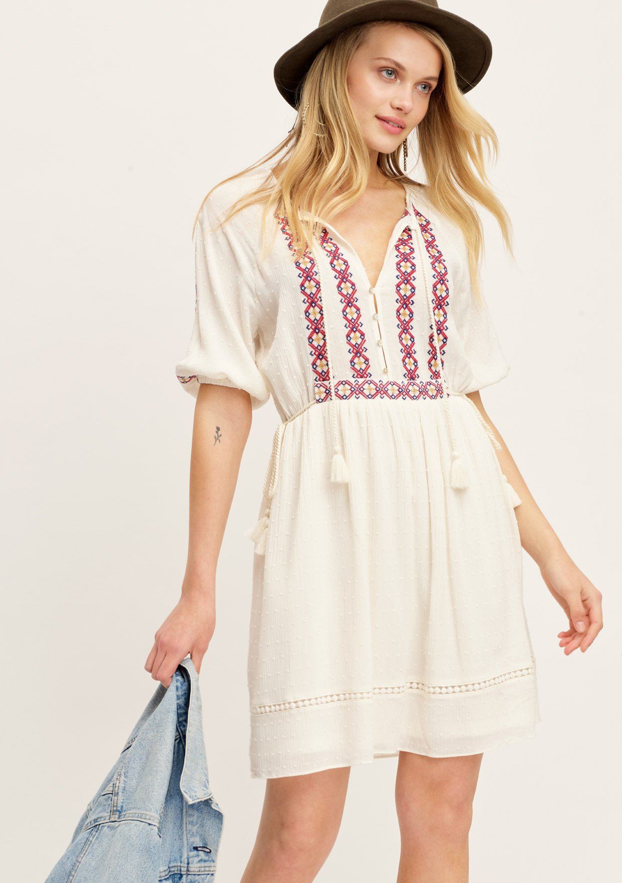 Embroidered Women's Clothing  LOVESTITCH Boho Dresses & Tops