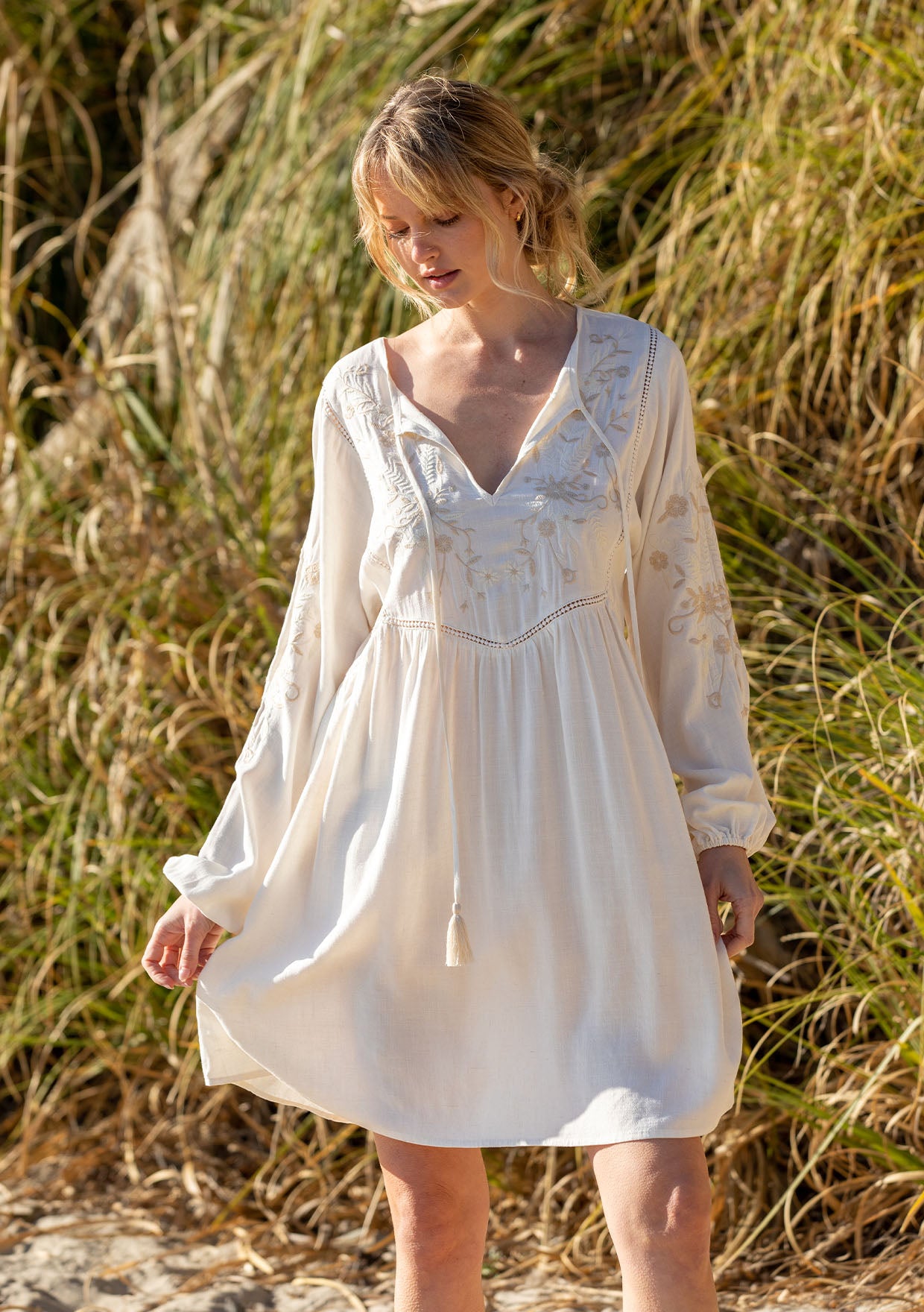 Mini Dress - Women's Embroidered Dress | LOVESTITCH