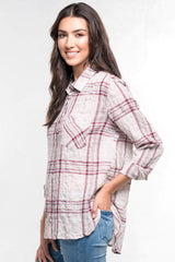 Everly Plaid Buttondown