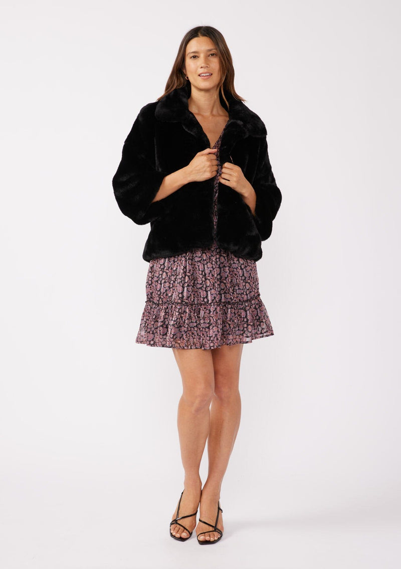 Night Owl Faux Fur Coat