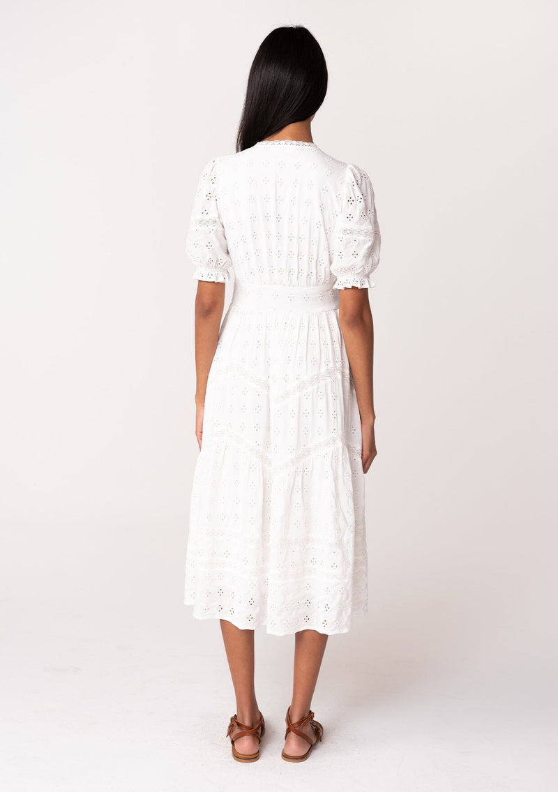 Lana Puff Sleeve Midi Dress