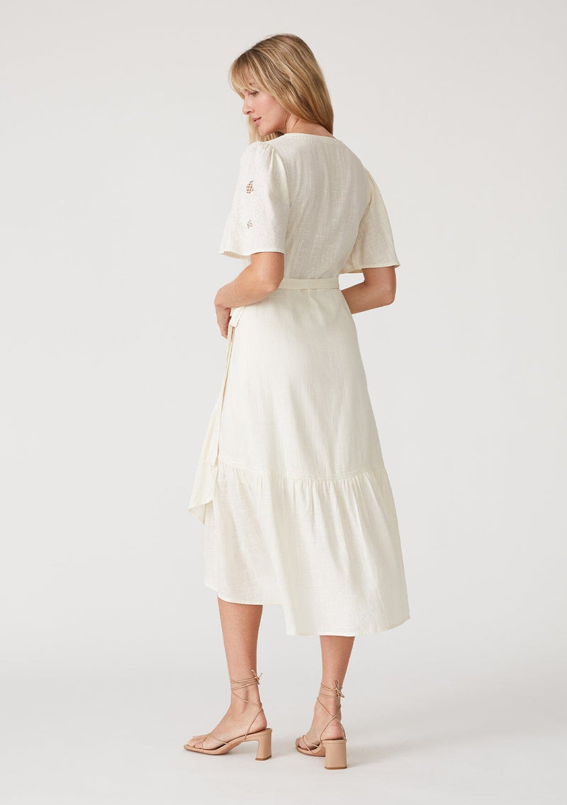 ZW COLLECTION EMBROIDERED SHIRTDRESS - White
