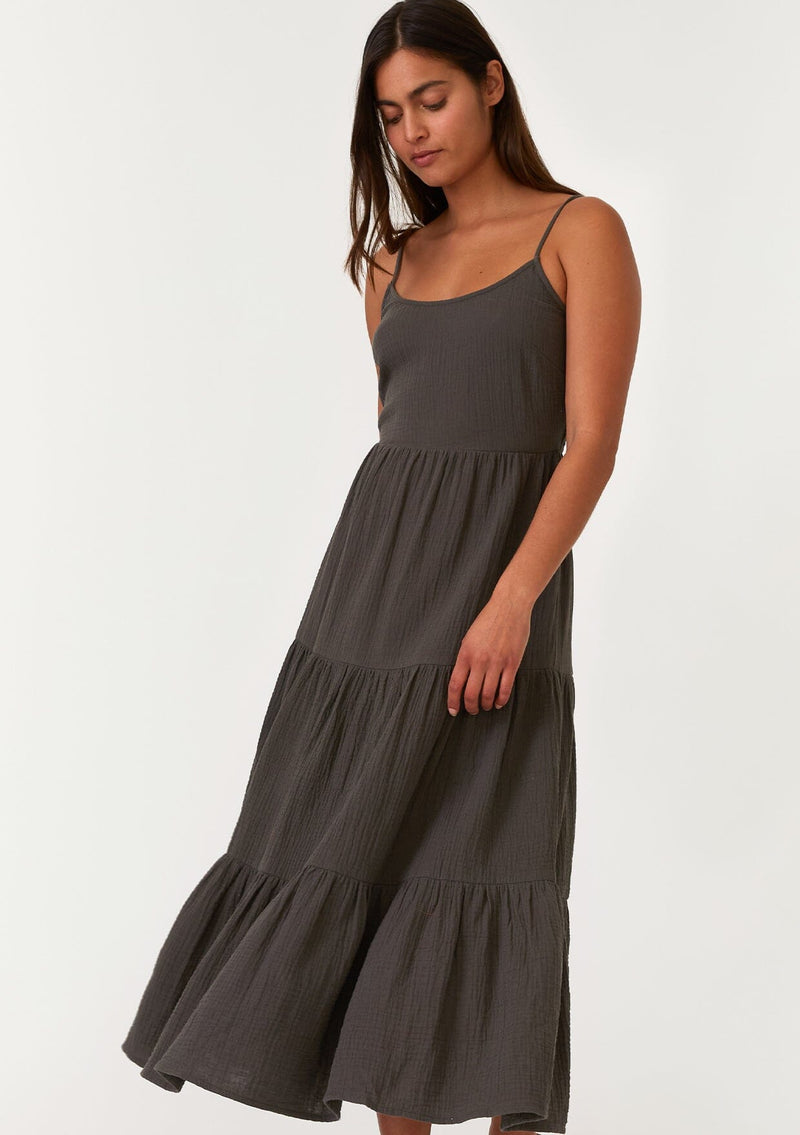 Grey Racerback Midi Dress – Skirt The Rules