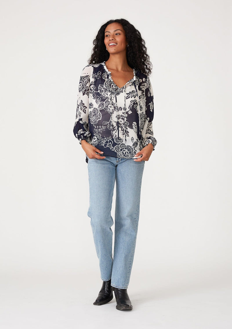 Nickie Embroidered Blouse