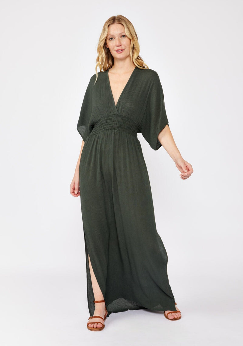 Lazy kimono sleeve dress best sale