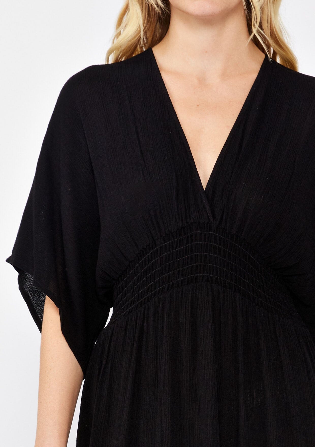 Flattering Kimono Sleeve Maxi Dress | LOVESTITCH