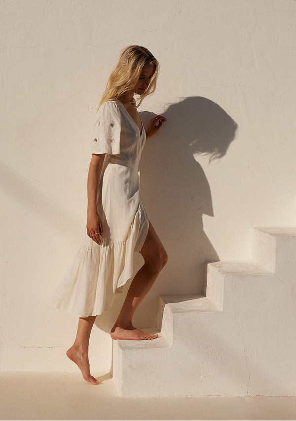 LOVESTITCH Dresses – Unique & Affordable Boho Dresses, Designed in LA -  white - white