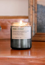 [Size: 7.2 oz Standard] PF Candle Company enoki cedar candle.