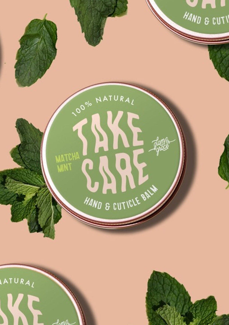 Glam & Grace Hand & Cuticle Balm in Matcha Mint