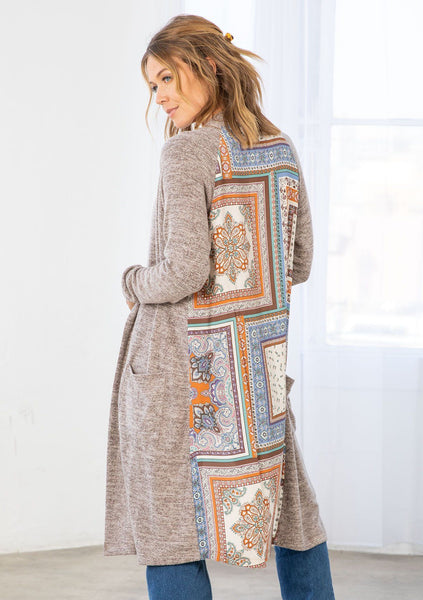 Brooks Patchwork Cardigan