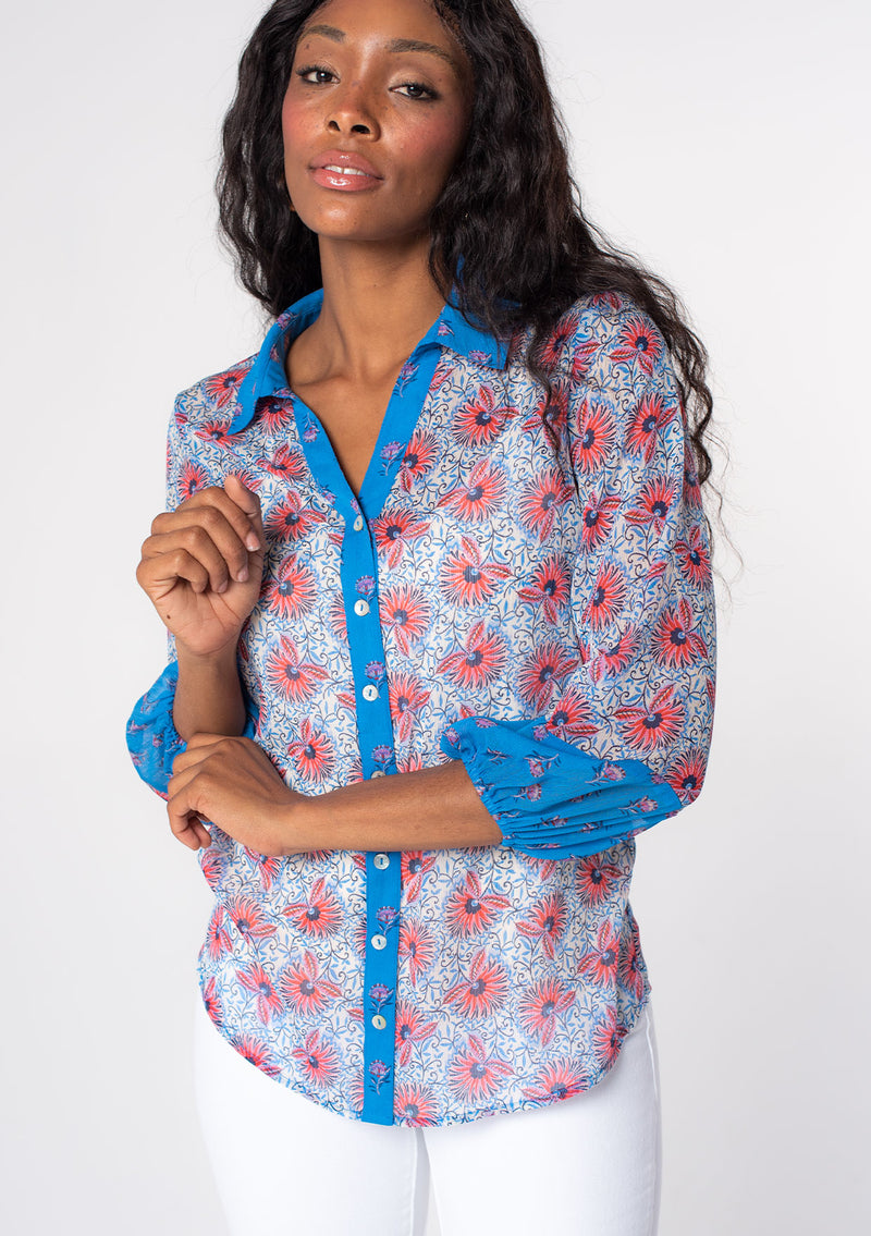 Retro Polka Dot Prints Chiffon Blouse for Women Long Sleeve Button Down  Shirts Tops 