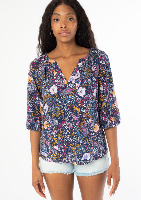 Sweet Nothings Floral Chiffon Top