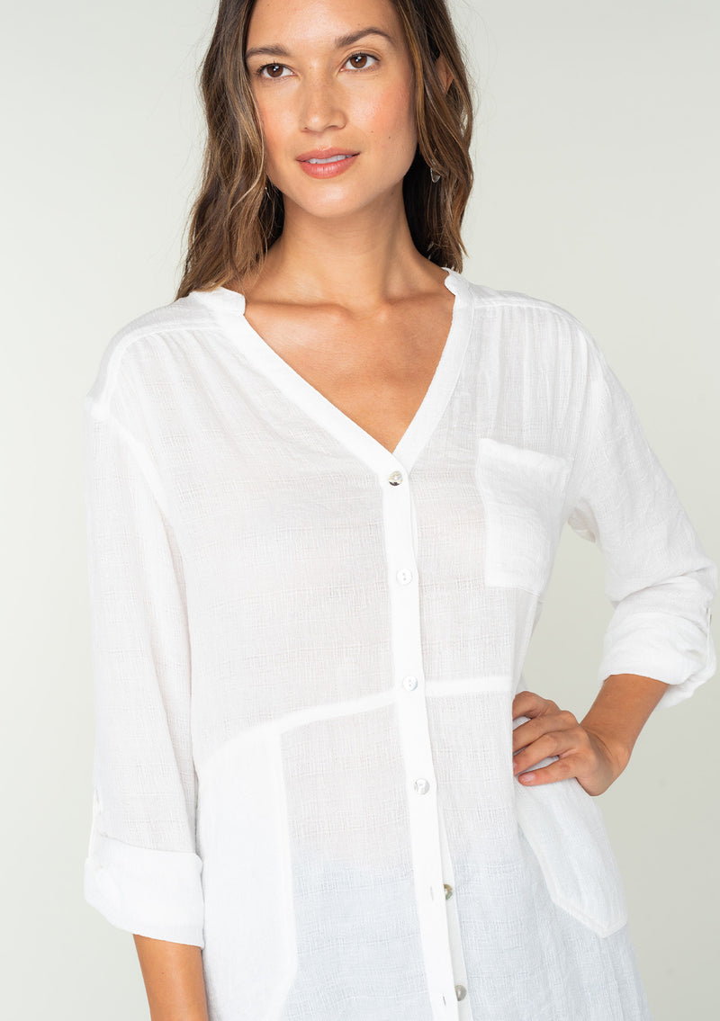 Boho White Top - Lace Top - Long Sleeve Top - Blouse - $52.00 - Lulus
