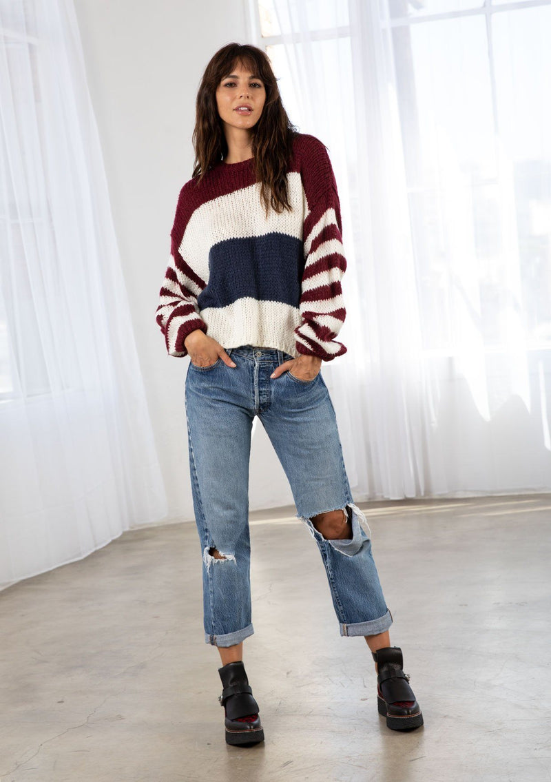 Cass Striped Sweater
