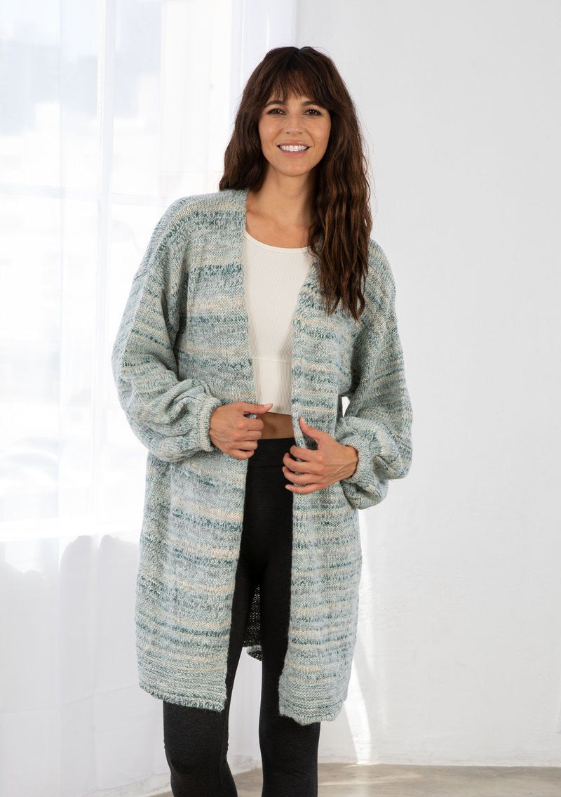 Easy Chunky Knit Long Cardigan Sweater | LOVESTITCH