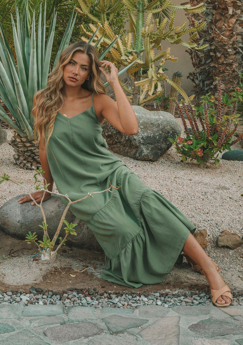 Olive Convertible Strapless Dress/Skirt — Glam Boutique IN