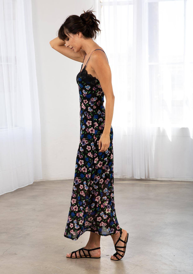 High Waist Stitching Floral Dress – Fab Royalty Store
