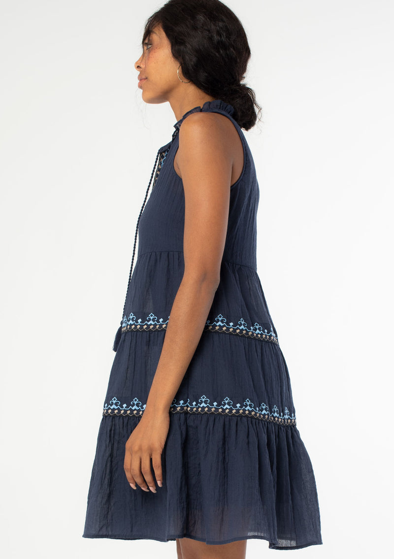 Blue Abbie Shirred Mini Dress Etro - Abbie Shirred Mini Dress -  GenesinlifeShops Spain