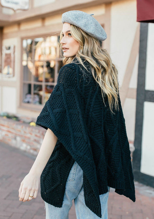 Women's Ponchos, Capes and Wraps  LOVESTITCH Oversized Fall Ponchos