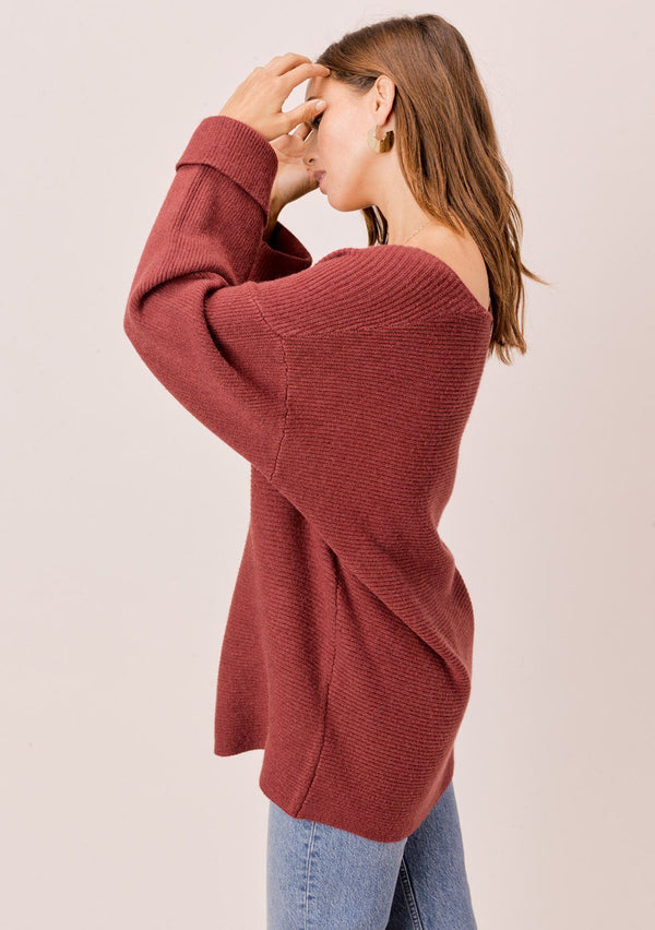 Amaris Slouchy Ribbed Sweater