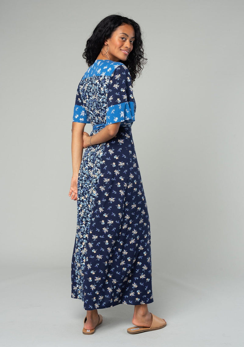 Womens Short Sleeve Casual Maxi Dress Floral Printed V Neck Sundress Plus  Size | eBay