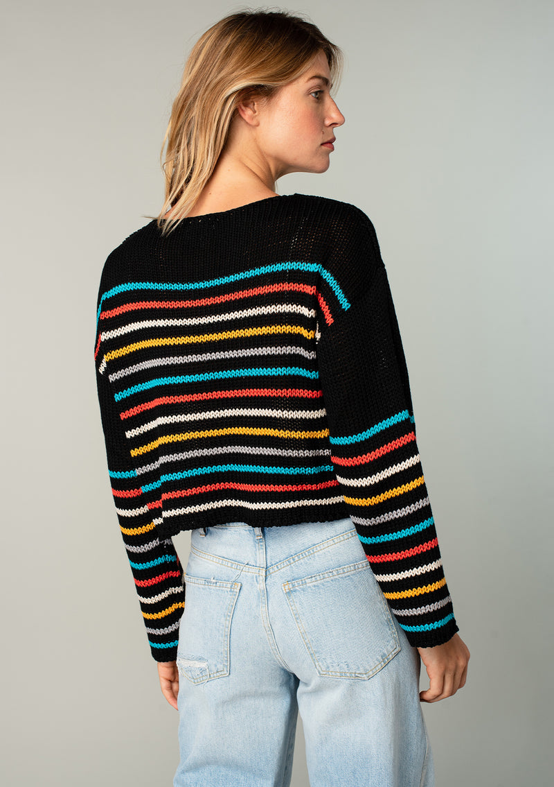 Sera Striped Knit Pullover