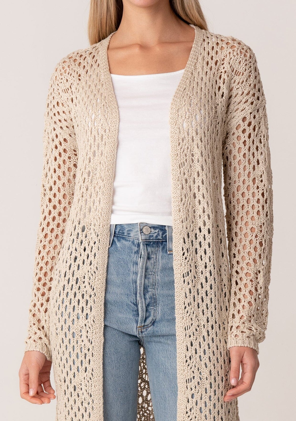 NWT Free People Astrid Knit Midi Cardigan Duster sz S cheapest