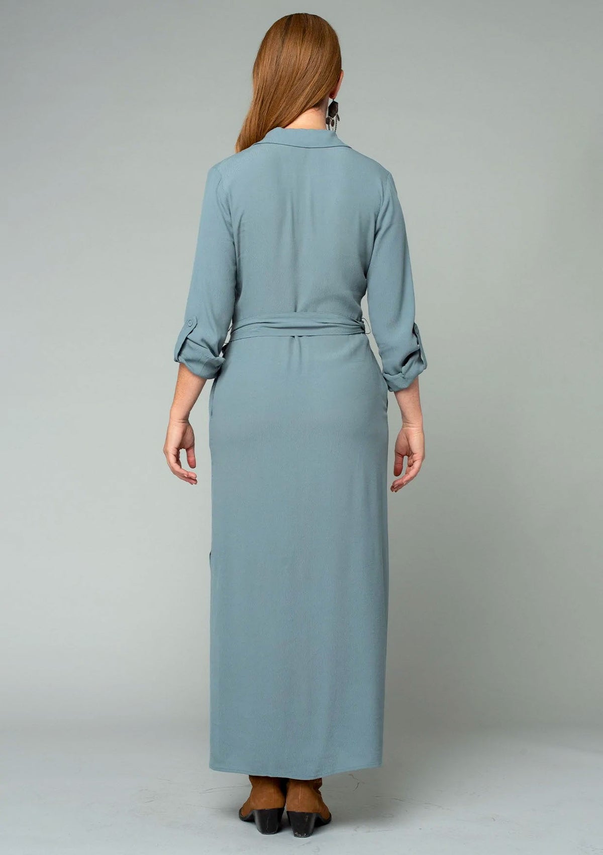 Sandrine Maxi Shirt Dress